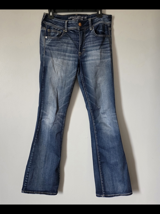 American Eagle Outfitters Denim - American Eagle Women's Bootcut Flare Super Stretch 12 Long Jeans - Blue